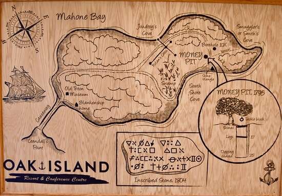 oak island map